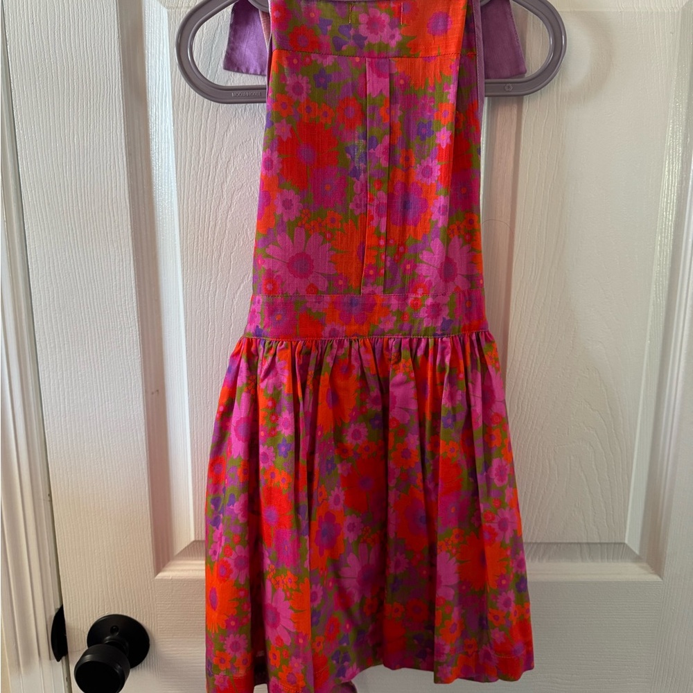 Girls collared button up dress - Picture 3 of 3